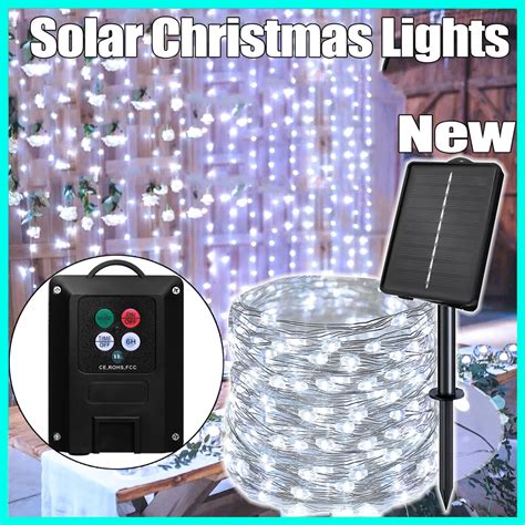 Solar Fairy Lights Outdoor Waterproof 100 LED 12M solar .